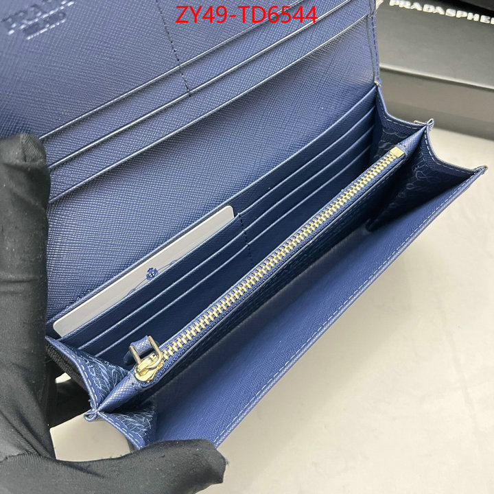 Prada Bags(4A)-Wallet,copy ,ID: TD6544,$: 49USD