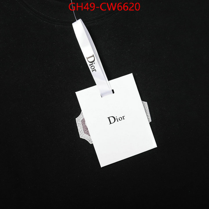 Clothing-Dior,top designer replica , ID: CW6620,$: 49USD