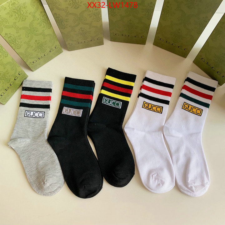 Sock-Gucci,exclusive cheap , ID: LW1478,$: 32USD