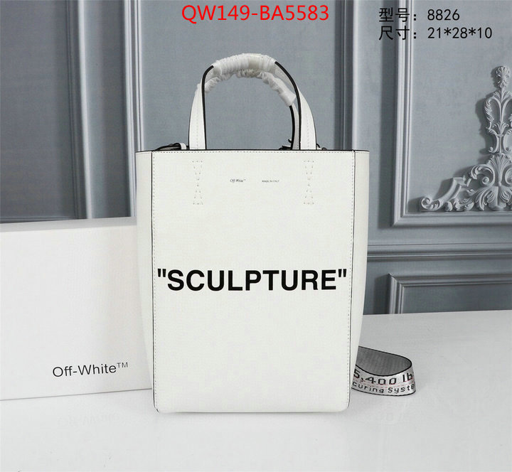 Off-White Bags ( TOP )-Handbag-,buy 1:1 ,ID: BA5583,$: 149USD
