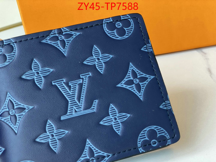 LV Bags(4A)-Wallet,store ,ID: TP7588,$: 45USD