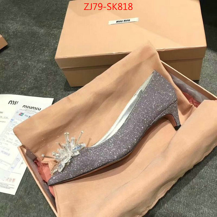 Women Shoes-Miu Miu,buy first copy replica ,can you buy knockoff , ID: SK818,$:79USD