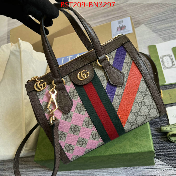 Gucci Bags(TOP)-Handbag-,replica how can you ,ID: BN3297,$: 209USD