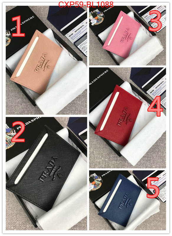 Prada Bags(TOP)-Wallet,ID: BL1088,$: 59USD