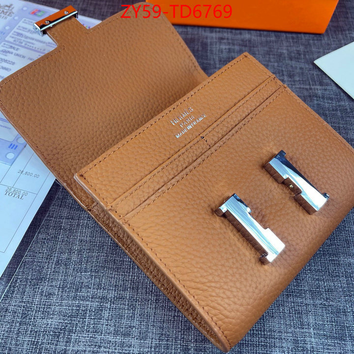 Hermes Bags(4A)-Wallet-,replica 1:1 ,ID: TD6769,$: 59USD