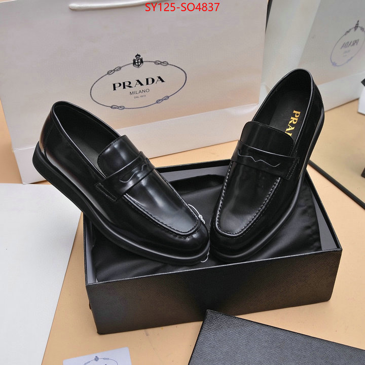 Men Shoes-Prada,designer 1:1 replica , ID: SO4837,$: 125USD