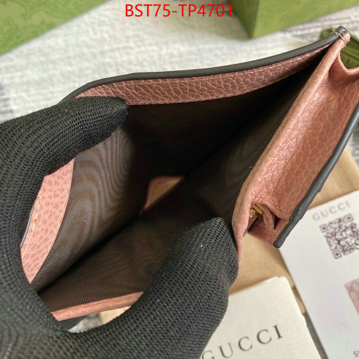 Gucci Bags(TOP)-Wallet-,ID: TP4701,$: 75USD