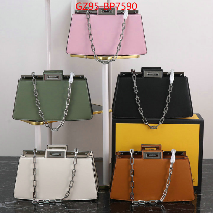 Fendi Bags(4A)-Handbag-,1:1 replica ,ID: BP7590,$: 95USD