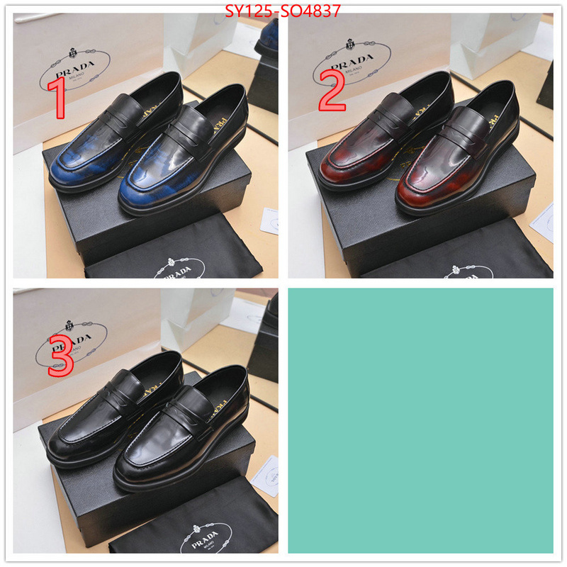 Men Shoes-Prada,designer 1:1 replica , ID: SO4837,$: 125USD