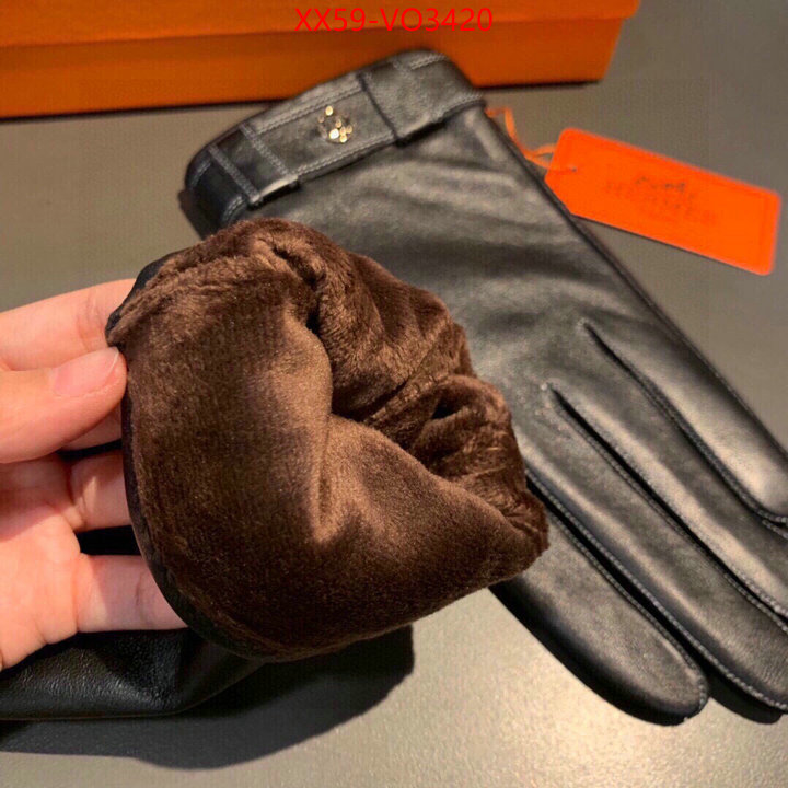 Gloves-Hermes,top grade , ID: VO3420,$: 59USD