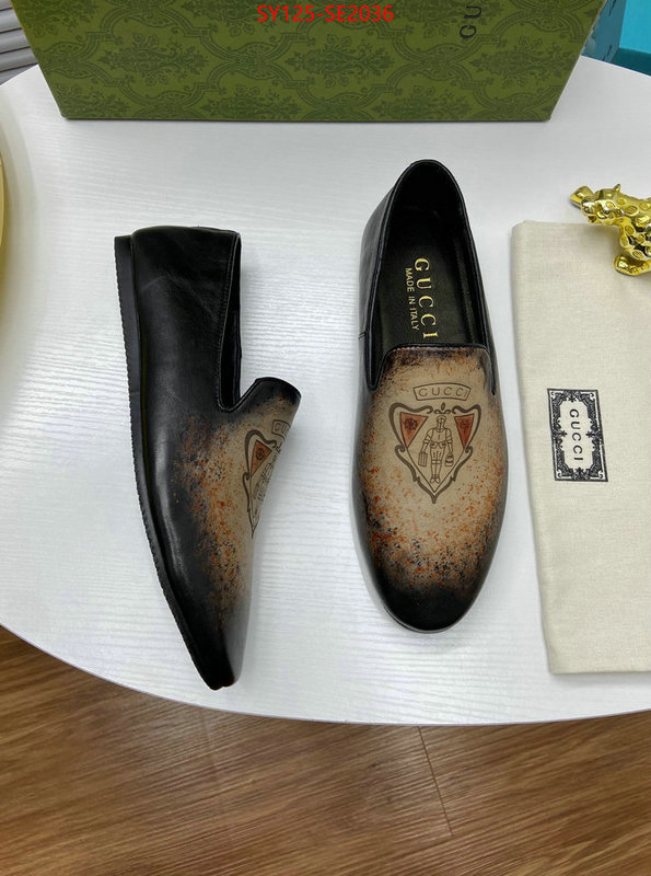 Men Shoes-Gucci,shop cheap high quality 1:1 replica , ID: SE2036,$: 125USD