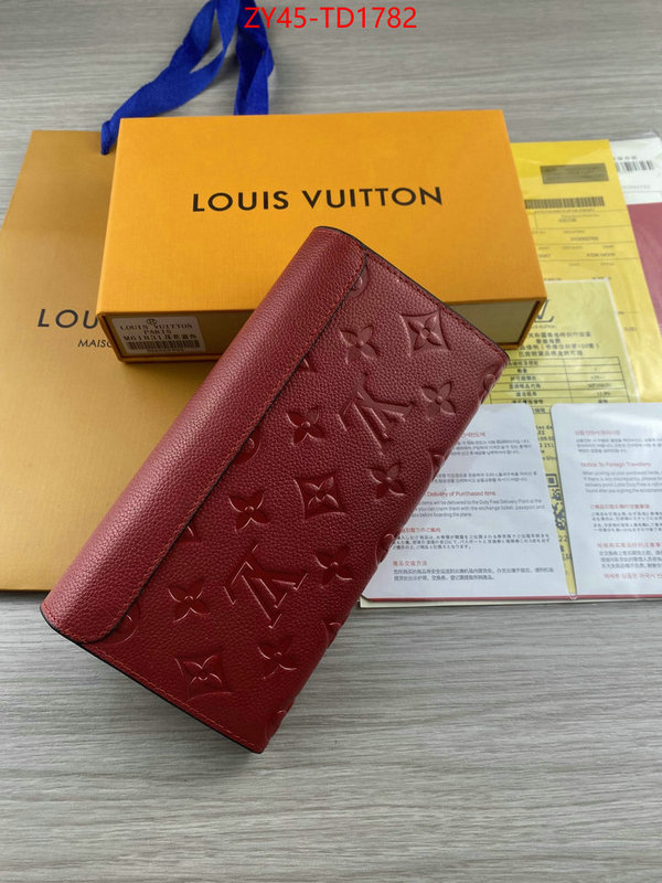 LV Bags(4A)-Wallet,ID: TD1782,$: 45USD