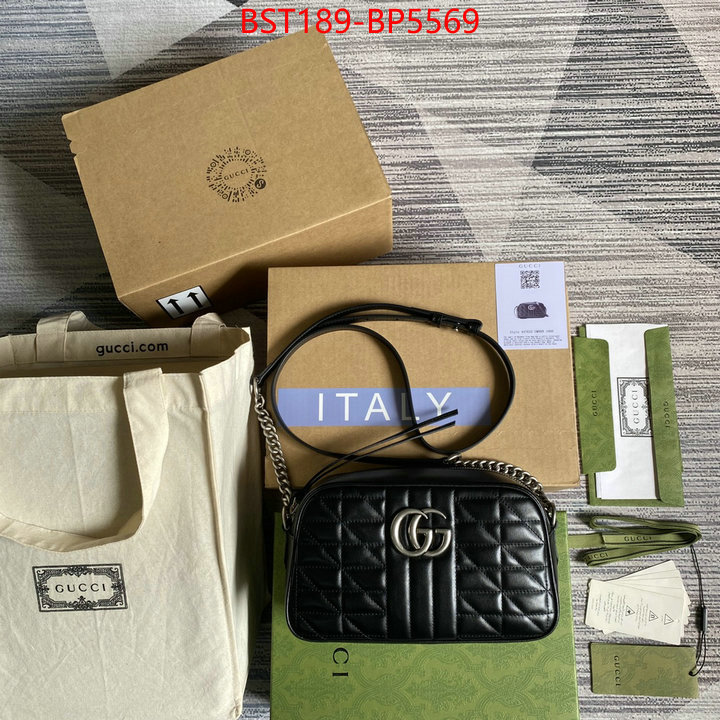 Gucci Bags(TOP)-Marmont,replica 2023 perfect luxury ,ID: BP5569,$: 189USD