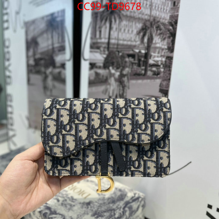 Dior Bags(TOP)-Wallet-,ID: TD9678,$: 99USD