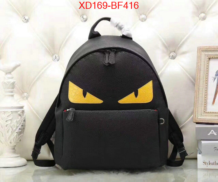 Fendi Bags(4A)-Backpack-,counter quality ,ID: BF416,$:169USD