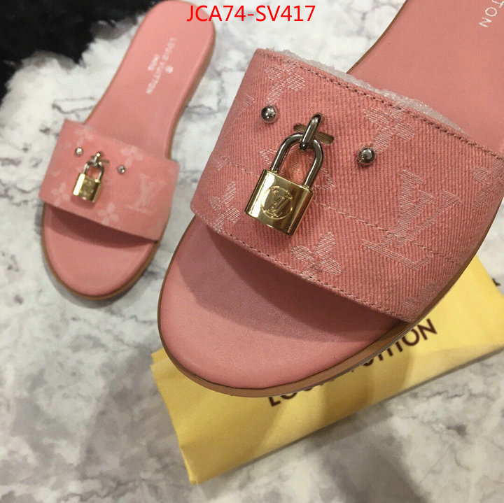 Women Shoes-LV,what 1:1 replica , ID: SV417,$:74USD