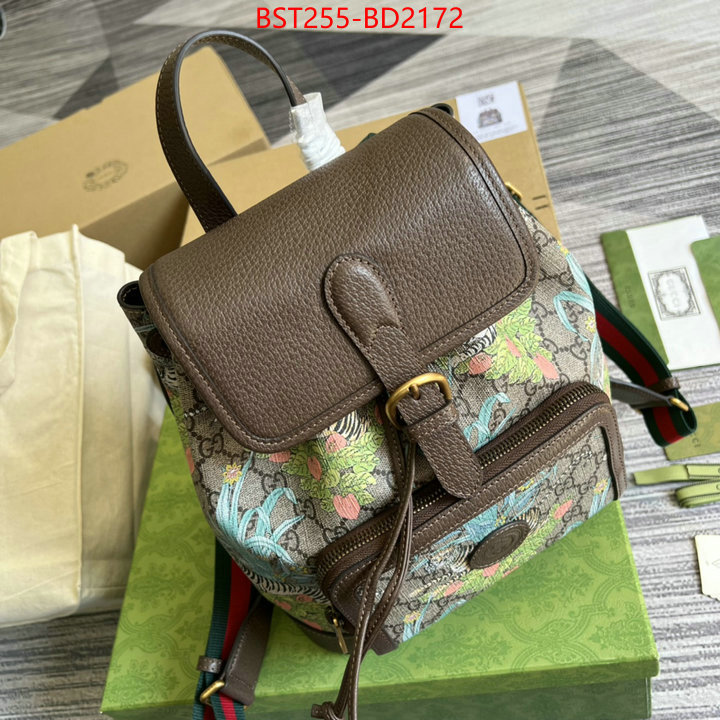 Gucci Bags(TOP)-Backpack-,the best affordable ,ID: BD2172,$: 255USD