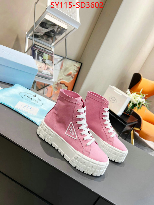 Women Shoes-Prada,best quality fake , ID: SD3602,$: 115USD