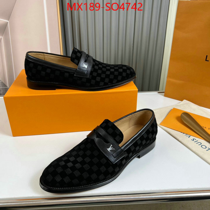 Men Shoes-LV,2023 aaaaa replica 1st copy , ID: SO4742,$: 189USD