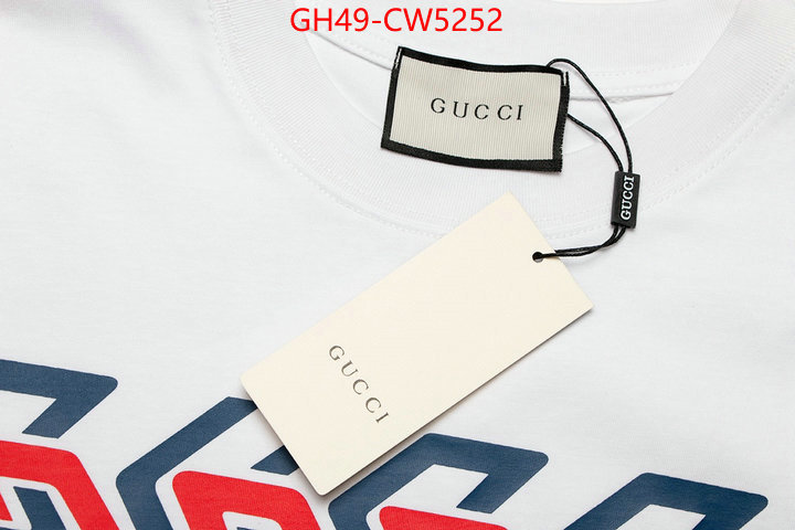 Clothing-Gucci,how to buy replica shop , ID: CW5252,$: 49USD