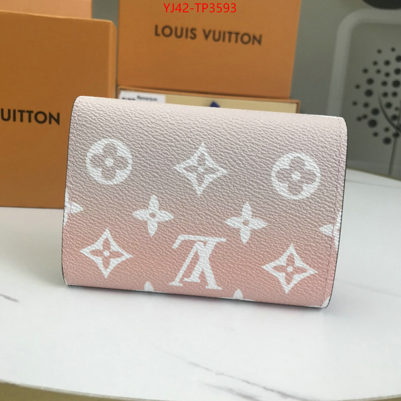 LV Bags(4A)-Wallet,ID: TP3593,$: 42USD