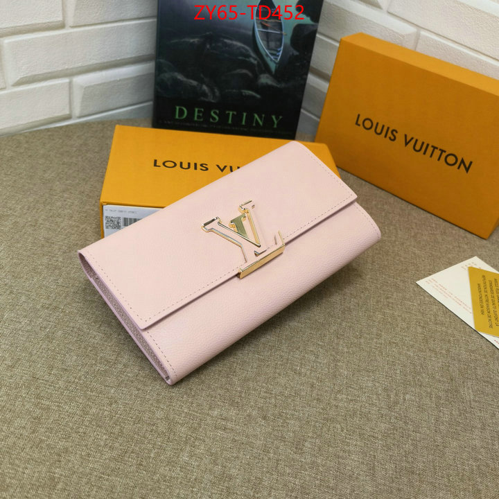 LV Bags(4A)-Wallet,ID: TD452,$: 65USD