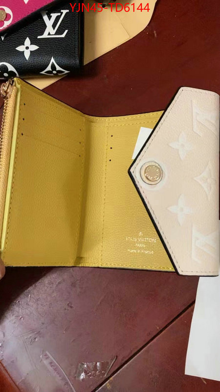 LV Bags(4A)-Wallet,best quality replica ,ID: TD6144,$: 45USD