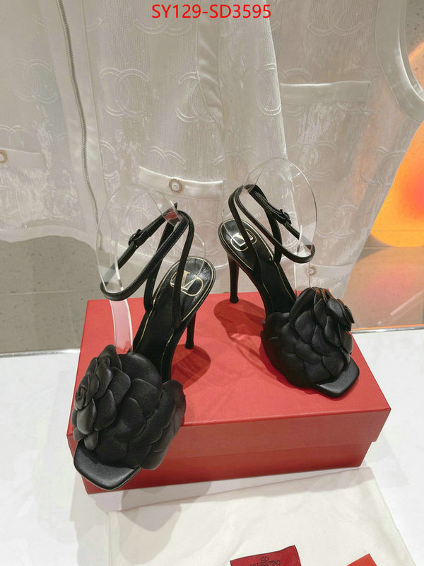 Women Shoes-Valentino,fake designer , ID: SD3595,$: 129USD