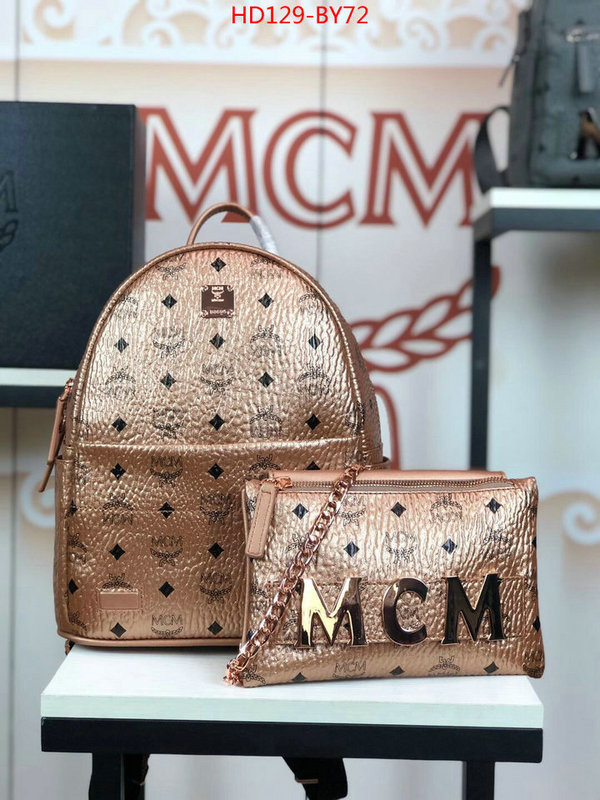 MCM Bags(TOP)-Backpack-,ID: BY72,$:129USD