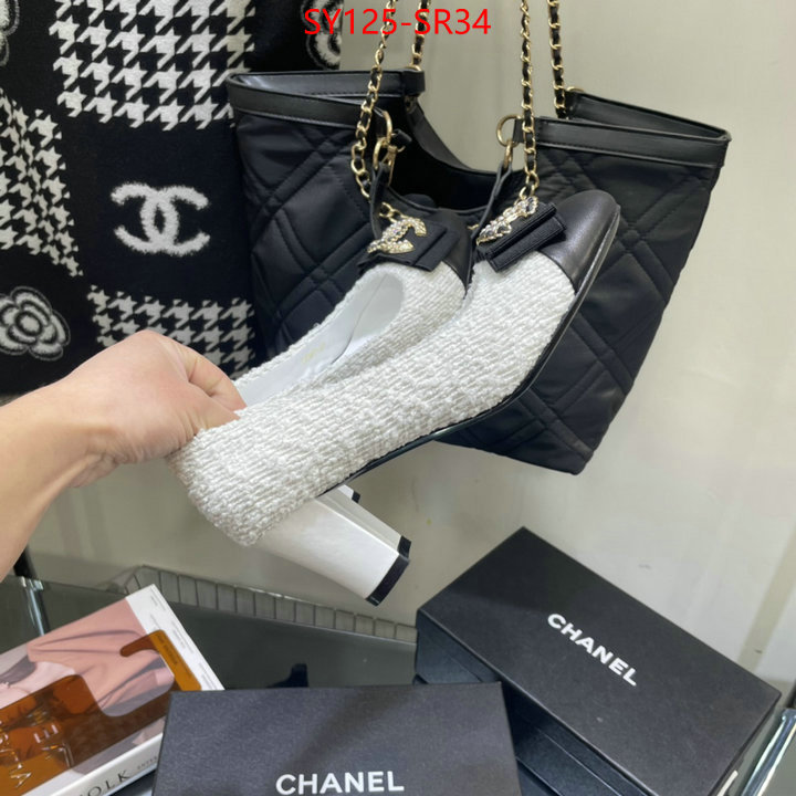 Women Shoes-Chanel,outlet 1:1 replica , ID: SR34,$: 125USD