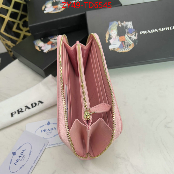 Prada Bags(4A)-Wallet,buy replica ,ID: TD6545,$: 49USD