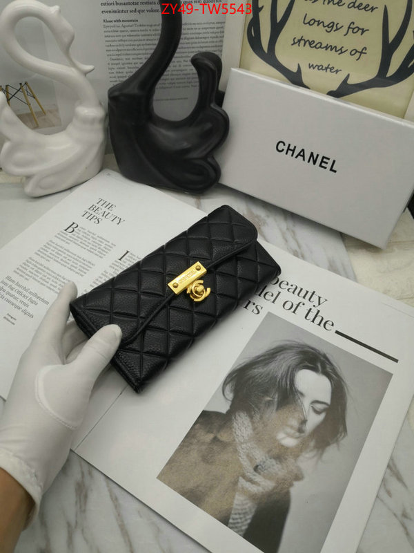 Chanel Bags(4A)-Wallet-,ID: TW5543,$: 49USD