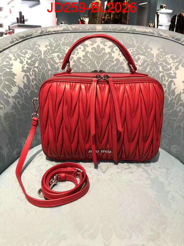 Miu Miu Bags(TOP)-Diagonal-,found replica ,ID: BL2026,$: 259USD