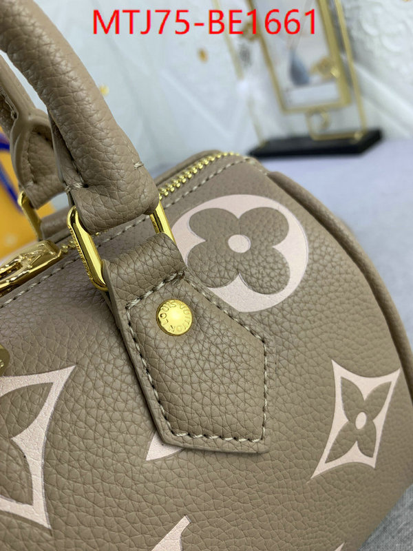 LV Bags(4A)-Speedy-,can i buy replica ,ID: BE1661,$: 75USD