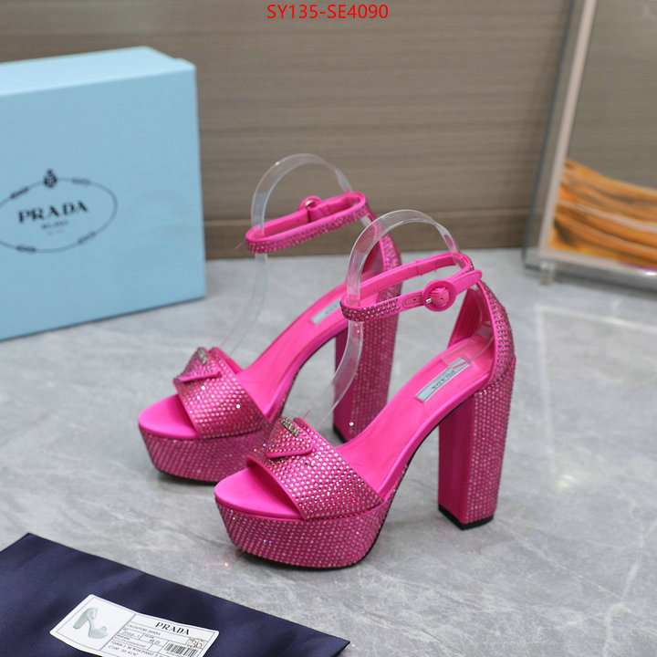 Women Shoes-Prada,mirror quality , ID: SE4090,$: 135USD