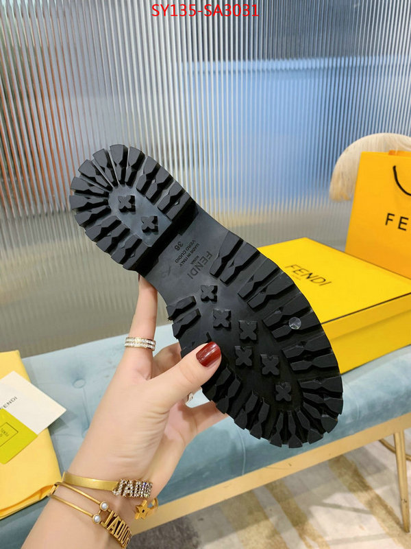 Women Shoes-Fendi,replica 2023 perfect luxury , ID:SA3031,$: 135USD