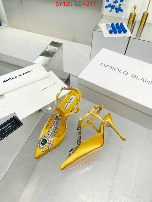 Women Shoes-Manolo Blahnik,where should i buy replica ,perfect quality designer replica , ID: SD4217,$: 129USD