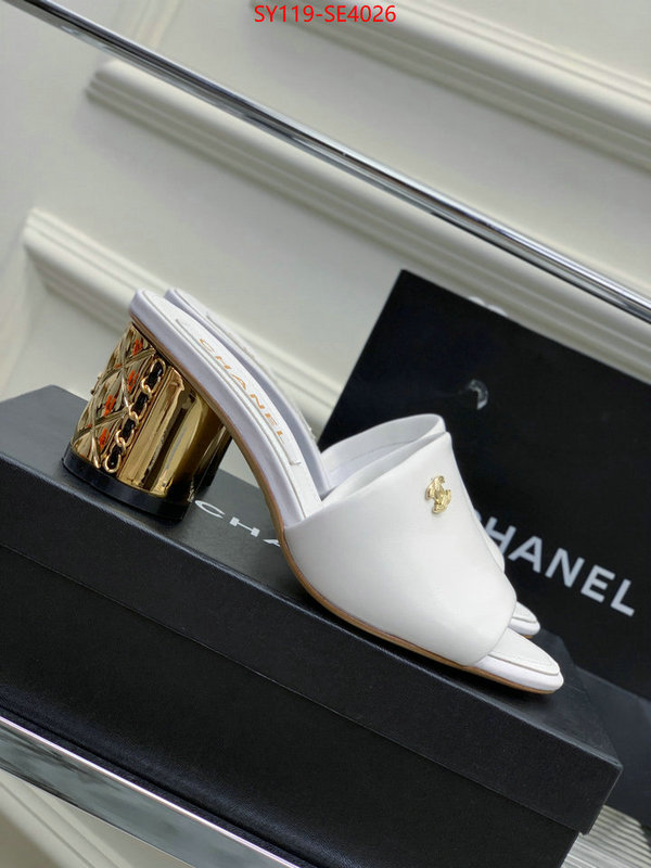 Women Shoes-Chanel,wholesale imitation designer replicas , ID: SE4026,$: 119USD