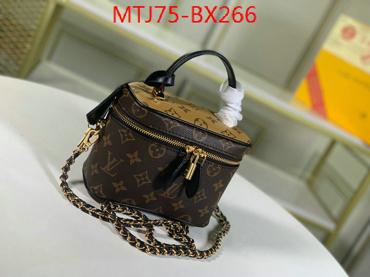 LV Bags(4A)-Vanity Bag-,wholesale ,ID: BX266,$: 75USD