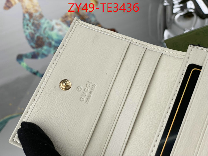 Gucci Bags(4A)-Wallet-,wholesale ,ID: TE3436,$: 49USD