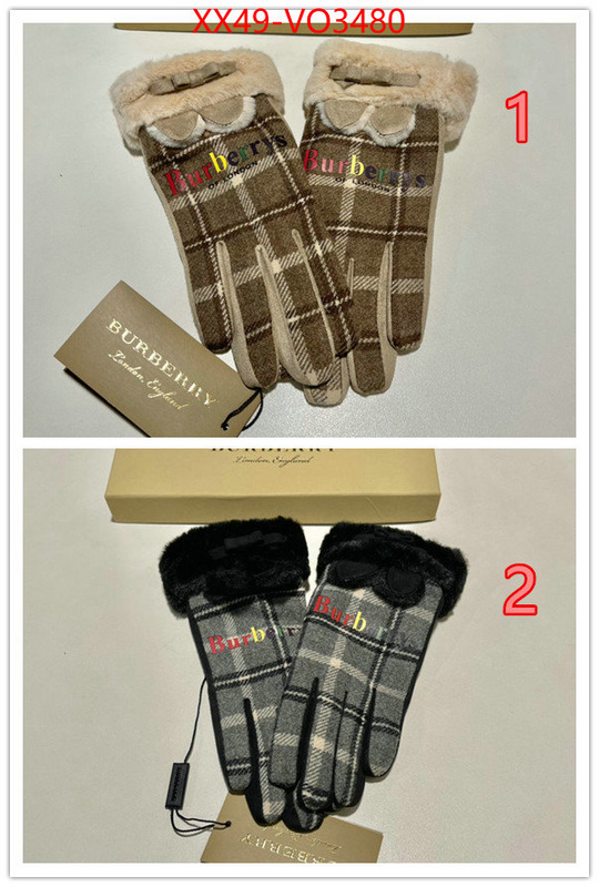 Gloves-Burberry,top perfect fake , ID: VO3480,$: 49USD