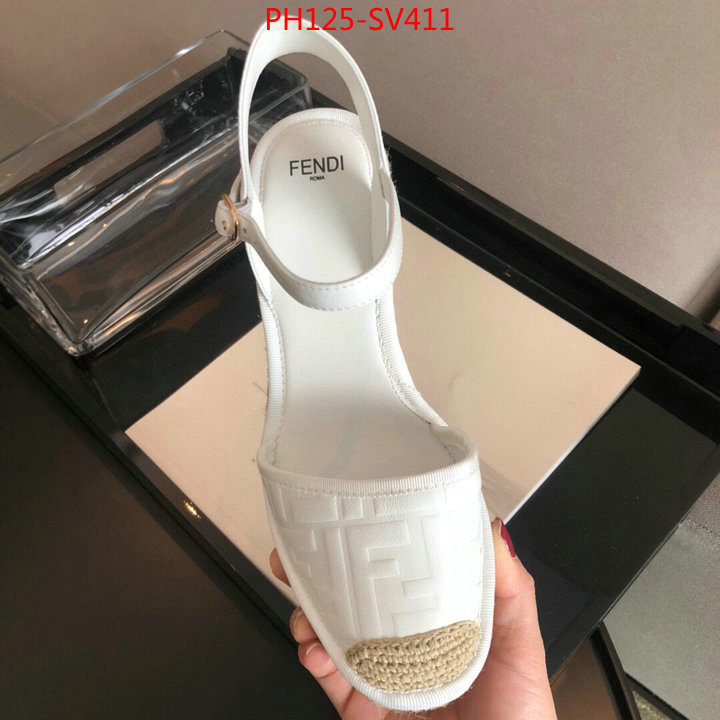 Women Shoes-Fendi,replica online , ID: SV411,$:125USD