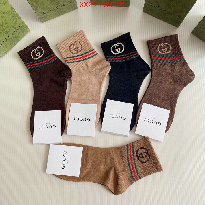 Sock-Gucci,top quality replica , ID: LW1471,$: 29USD