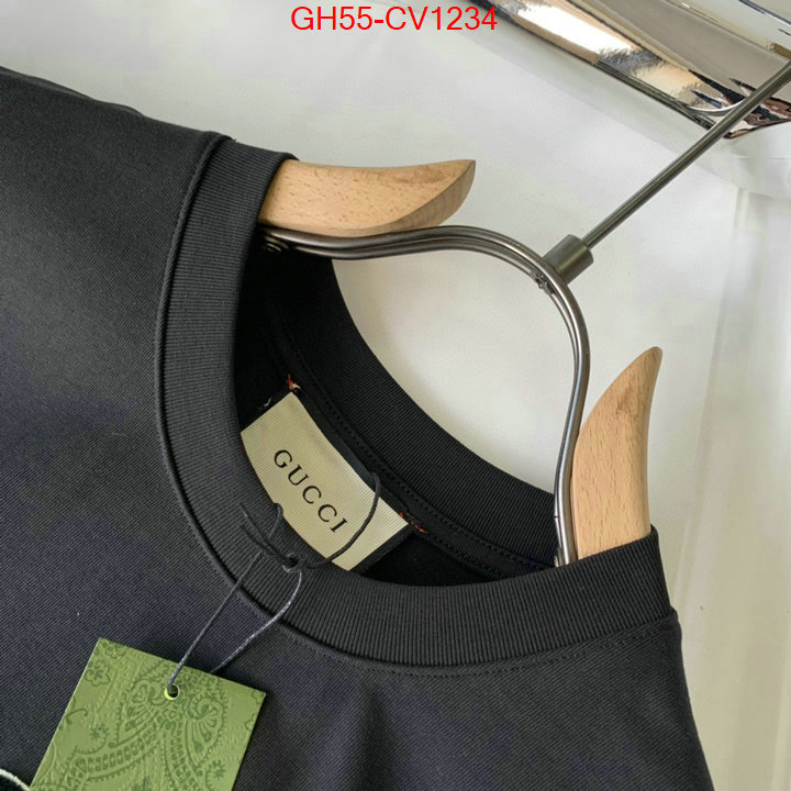 Clothing-Gucci,top brands like , ID: CV1234,$: 55USD