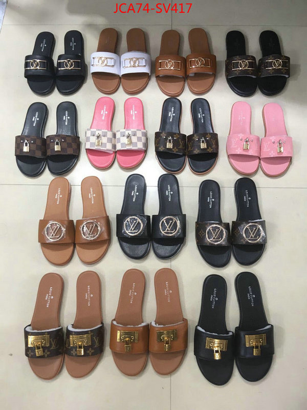 Women Shoes-LV,what 1:1 replica , ID: SV417,$:74USD