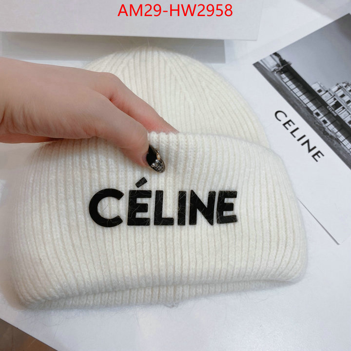 Cap (Hat)-Celine,buy first copy replica , ID: HW2958,$: 29USD