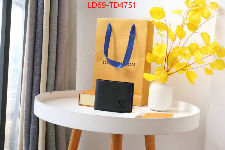 LV Bags(TOP)-Wallet,ID: TD4751,$: 69USD