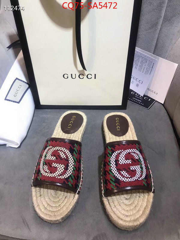 Women Shoes-Gucci,best luxury replica , ID: SA5472,$: 75USD