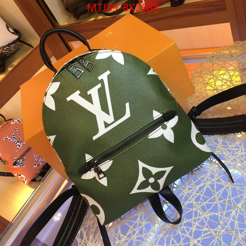 LV Bags(4A)-Backpack-,ID: BK2688,$:99USD