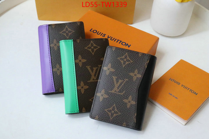 LV Bags(TOP)-Wallet,ID: TW1339,$: 55USD